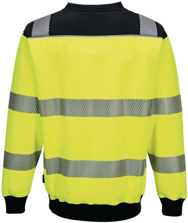Actual product image Portwest High visibility sweatshirt PW379, class 3, yellow/black, size XL (XL)