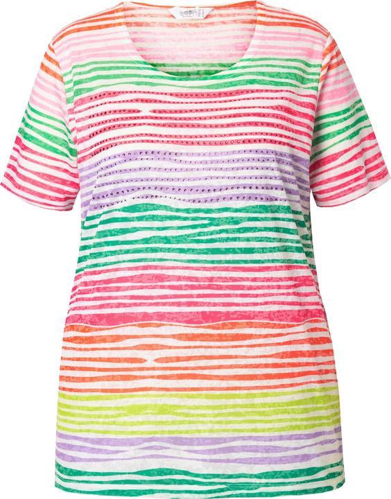 Immagine prodotto Angel of Style Ringelshirt, Komfort Fit, Halbarm (50)