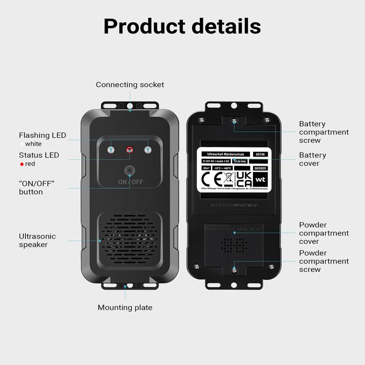 Actual product image Wiltec Marderschreck