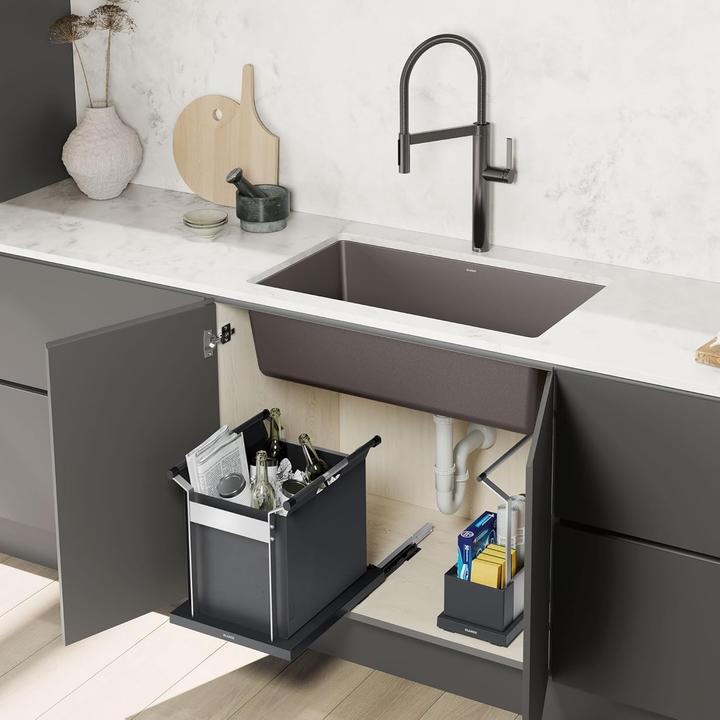 Productafbeelding Blanco Universele Tas XL 40 | kunststof, aluminium zwart-grijs | Het plezier van een opgeruimde (3 l)