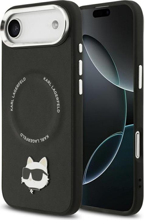 Produktbild Karl Lagerfeld - Leather MagSafe - iPhone 17 Air - Black (Apple iPhone 17 Pro)