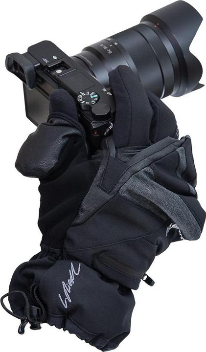 Produktbild Vallerret Fotohandschuhe SKADI LRS Zipper Mitt schwarz S (S)