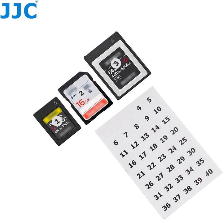 Produktbild JJC JBC BAT6 Plastic Storage Case