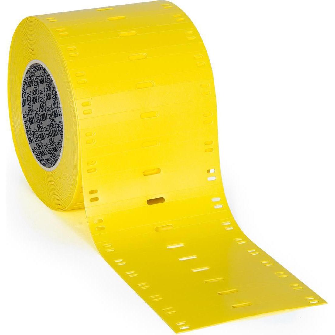 Brady, Etiketten, THT-7510-348-YL Kabelanhänger fürs Verkehrswesen Gelb Matt 75 x 10mm für
