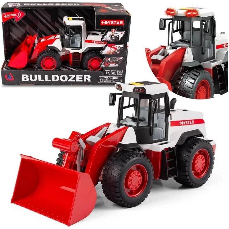 Lena Spychacz buldożer ruchome el. światło dźwięk