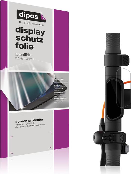 Actual product image Dipos Screen Protector Crystalclear for Ninebot eKickScooter E2 Pro