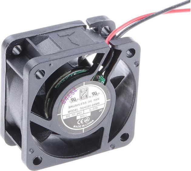 Produktbild RS PRO Lüfter 40x40x20mm 24VDC 1,7W 13,3m³/h (40 mm)