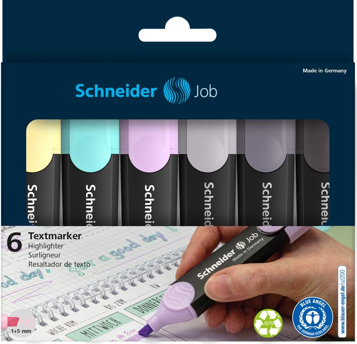 Immagine prodotto Schneider Textmarker Job Pastell (6 x)
