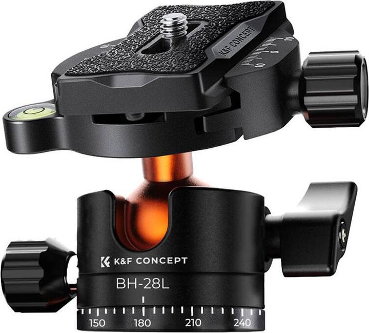 Actual product image K&F Concept Tripod K254A3+BH-28L (Metal)