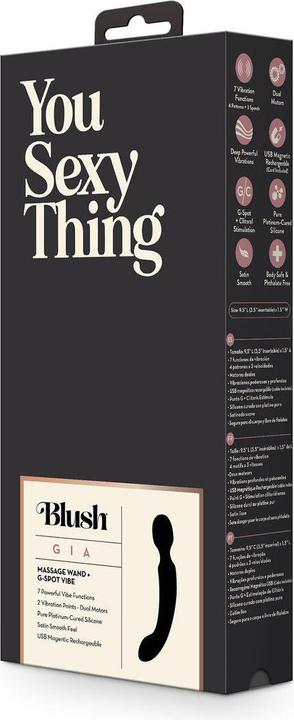 Produktbild Blush Gia DoppelVibrator Schwarz