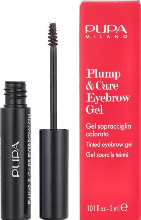 Immagine prodotto Pupa Milano Plump & Care Eyebrow Gel 002 Brown 3 ml (Brown)