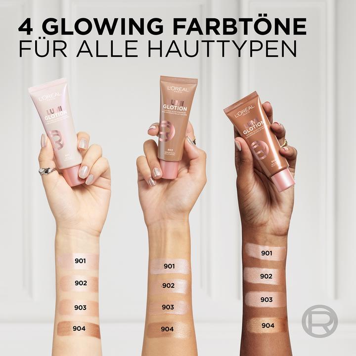 Actual product image L'Oréal Paris Lumi Glotion (#92482B, 904, 904 Deep Glow, Highlighter, 40 ml)