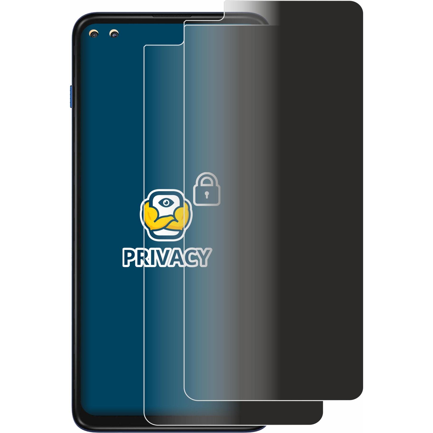 Thumbnail - BROTECT Sichtschutzfolie Anti-Spy Privacy Folie Blaulicht-Schutz (2 Stück, Motorola Moto G 5G Plus), Smartphone Schutzfo...