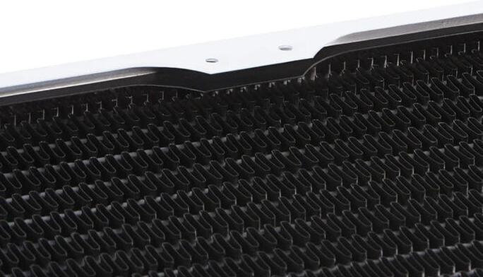 Actual product image Alphacool RAD HPE-30 Full Copper 280mm Radiator - White (280 mm)