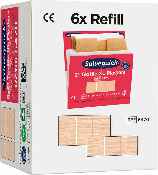 Actual product image Söhngen Refill for SALVEQUICK, elastic plaster sections each 21 pcs, pack of 6 pcs (21 x)