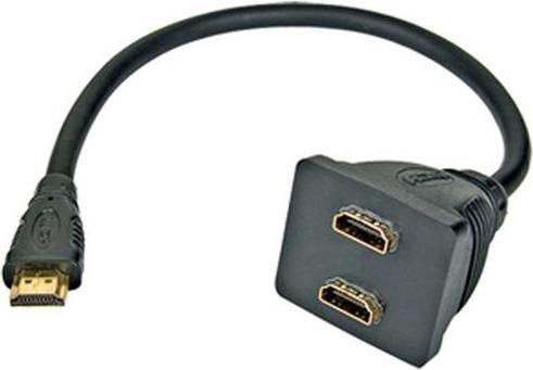Produktbild PremiumCord kphdma-6 HDMI cable HDMI Type A (Standard) 2 x HDMI A (F) Black