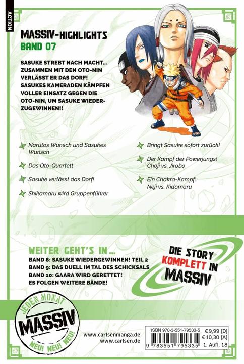 Produktbild NARUTO Massiv 7 (Deutsch, Masashi Kishimoto, 2018)