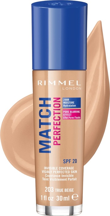 Image du produit Rimmel London Match Perfection SPF20 (203 Beige véritable)