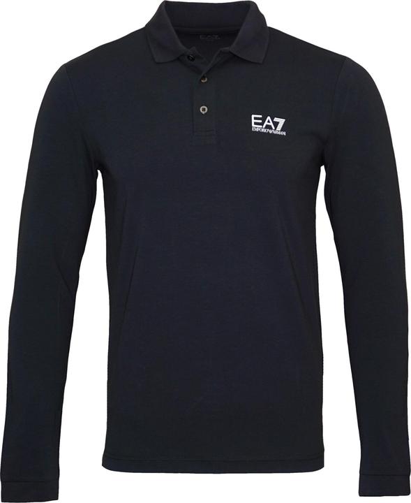 Produktbild Emporio Armani EA7 Longsleeve Langarmshirt Polokragen (M)