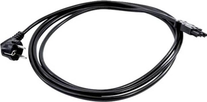 Produktbild Bachmann Gerätezuleitung Schutzkontakt/Gerätekupplung GST18-3, schwarz, 7 m (7 m)