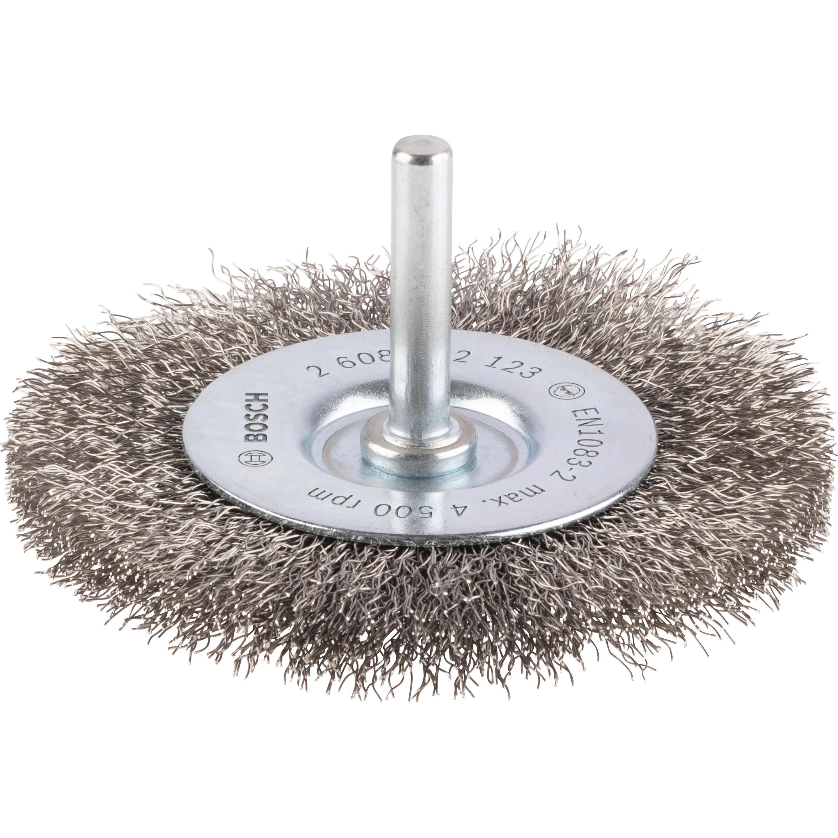 Thumbnail - Bosch Professional Zubehör, Schleifmittel, PRO Stainless Steel clean Scheibenbürste, gerader Schaft, 80 x 0,2 mm