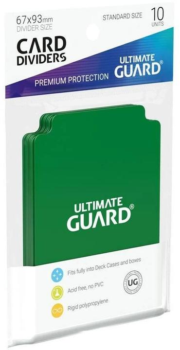 Produktbild Ultimate Guard Kartentrenner Standardgrösse Grün 10