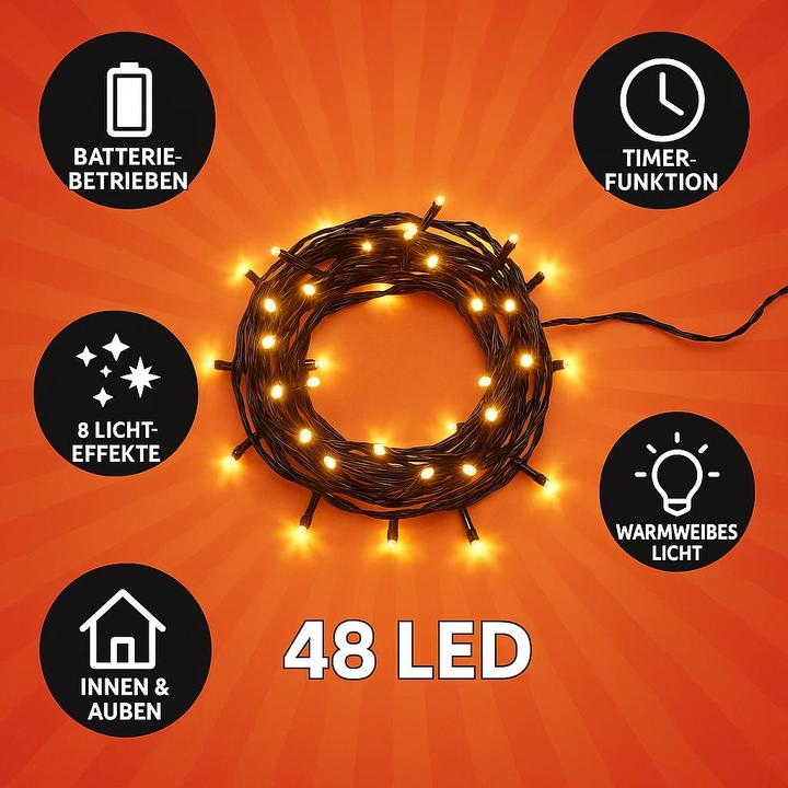 Produktbild Champ Lichterkette 48 LED mit Timer (4.03 m)