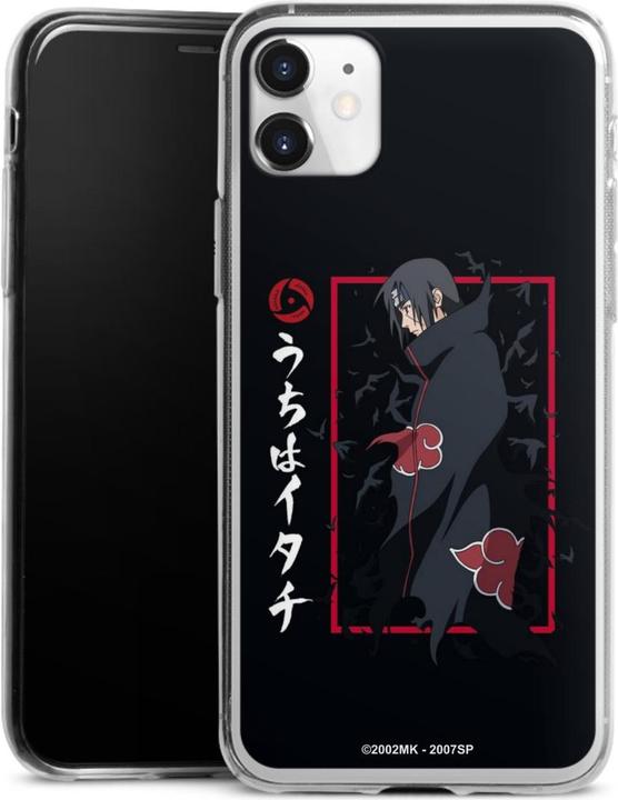 DeinDesign Slim Case fr Apple iPhone 11 Silikon Hlle Ultra Dnn Handyhlle  Itachi Uchiha Naruto Shippuden