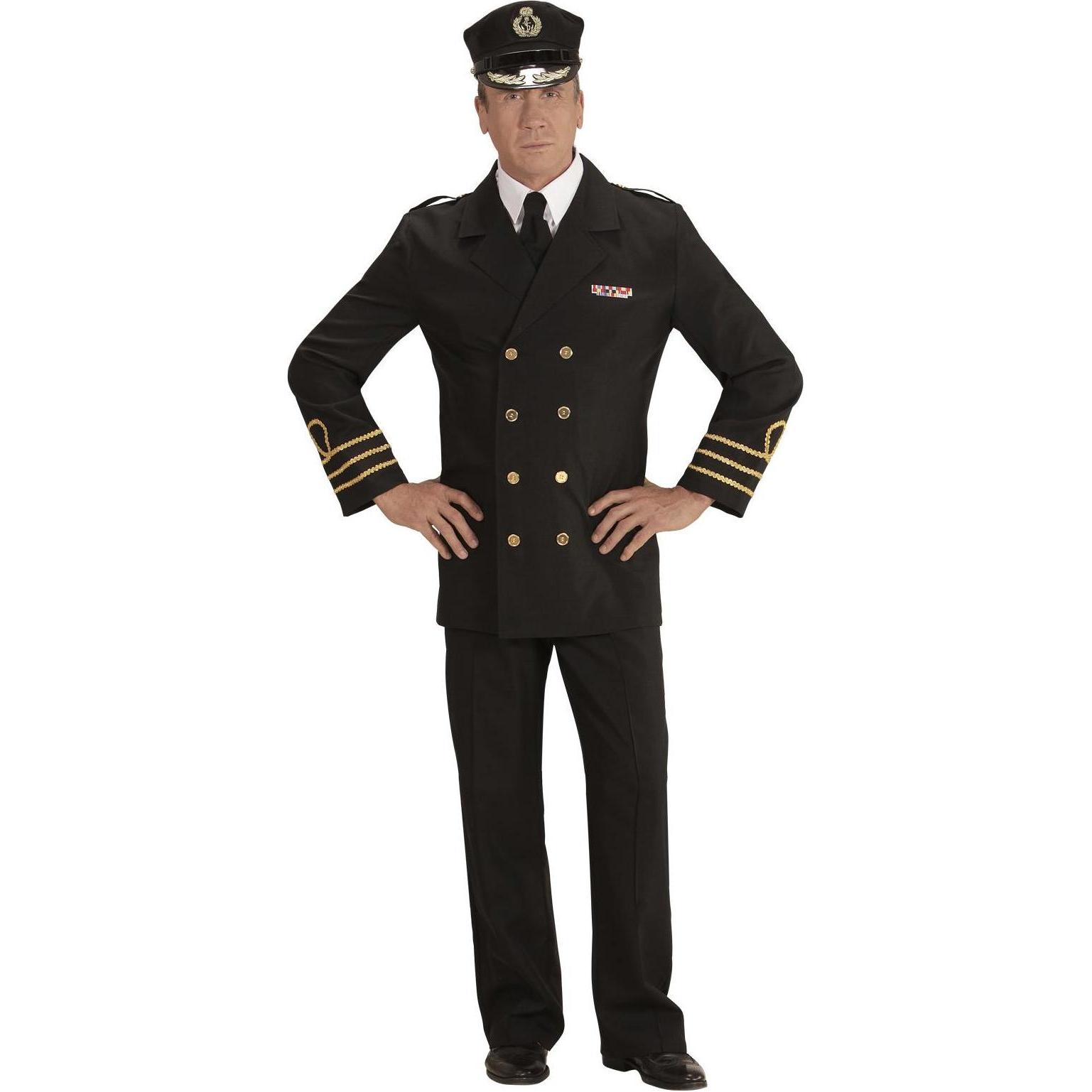 Widmann Kostüm Navy Officer XL (XL)
