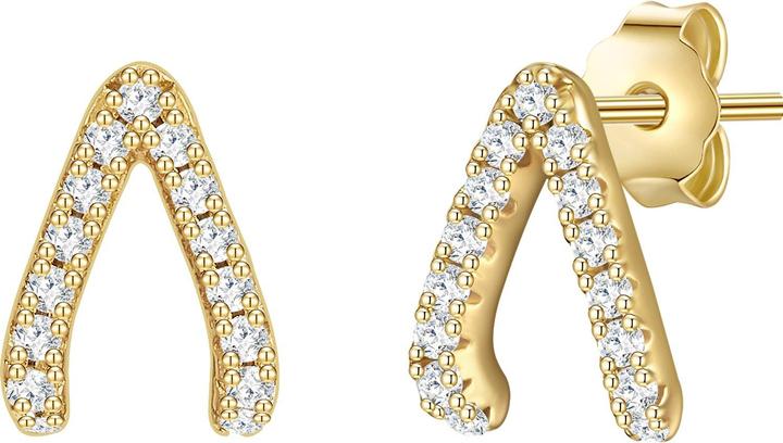 Immagine prodotto Glanzstücke München Donna Argento Sterling Cubic Zirconia Oro Giallo - 28427 (Argento 925/000)