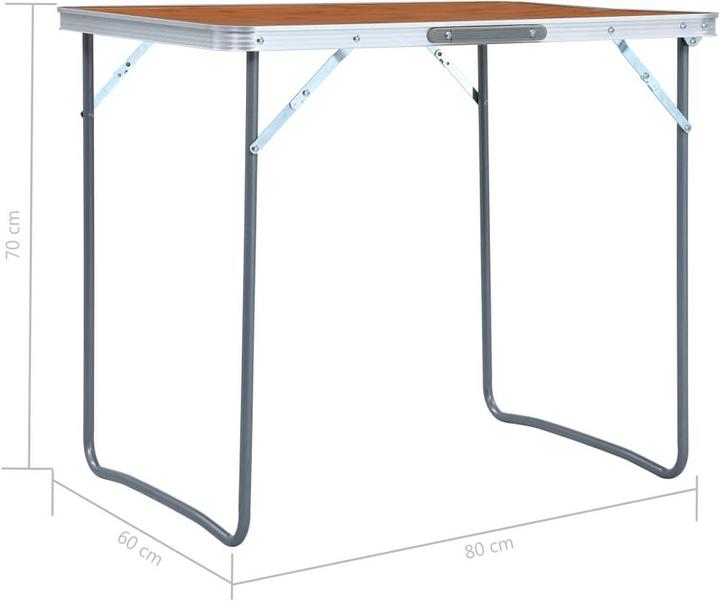 Image du produit vidaXL Table pliable de camping