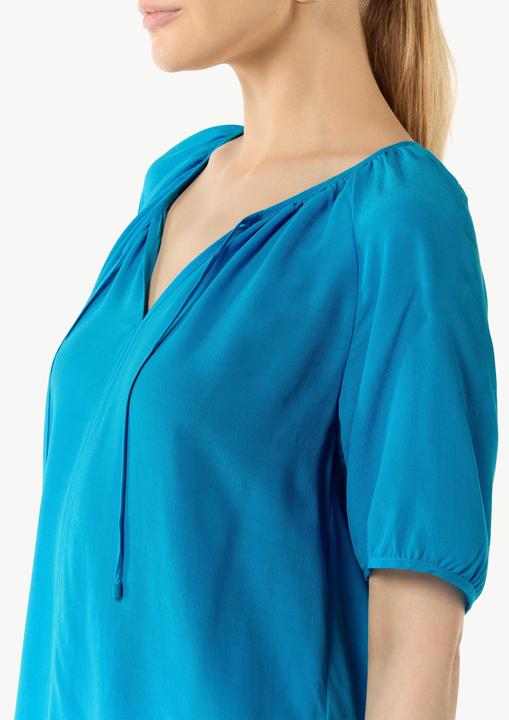 Produktbild Comma Bluse Crêpe-Bluse mit voluminösen Ärmeln und Raffung (32)