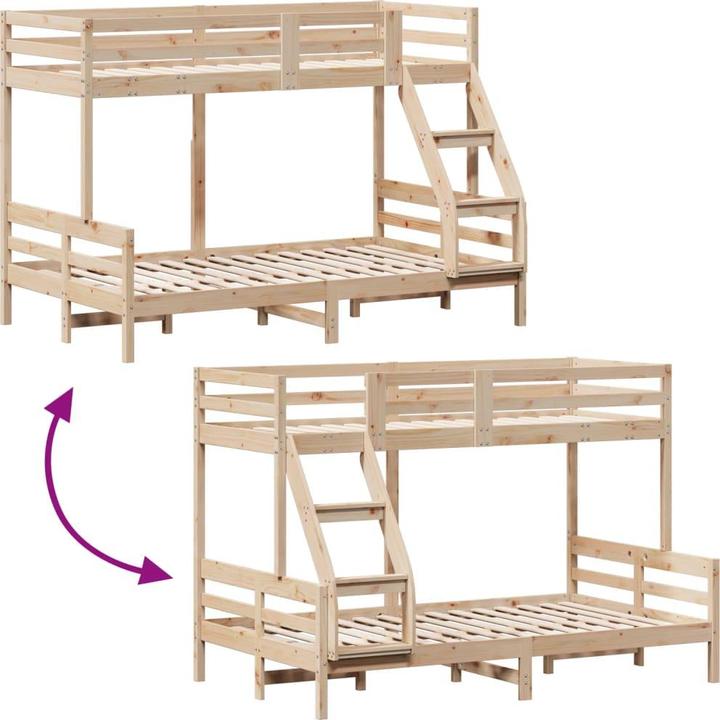 Image du produit vidaXL Etagenbett (120 x 200 cm)