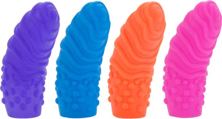 Actual product image CalExotics Intimate Play Silicone Finger Swirls