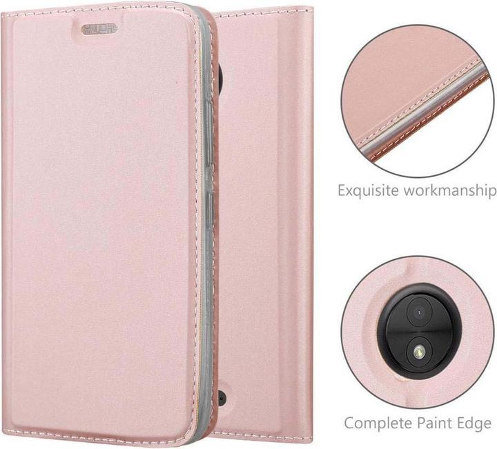 Actual product image Cadorabo Book Classy Style Cover (Motorola Moto C)