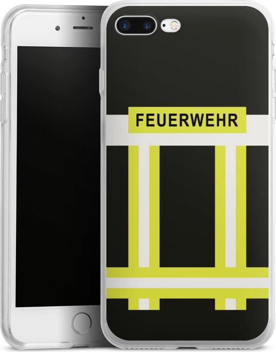 Produktbild DeinDesign Silikon Hülle für Apple iPhone 7 Plus Handyhülle Case Smartphone Schutzhülle Beruf Feuerwehr (Apple iPhone 7 Plus)