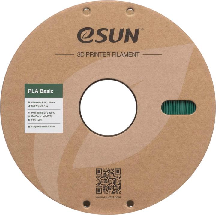 Immagine prodotto eSUN PLA Basic Holly Grün Filament 1.75mm 1Kg (PLA, 1.75 mm, 1000 g)