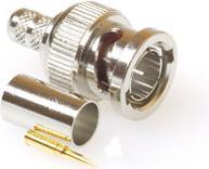 Actual product image Intronics BNC RG 59 - RG 62 Male Connector Crimp 75 Ohm