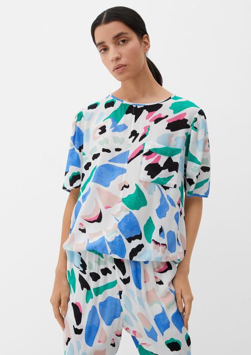Actual product image S.Oliver Bluse Bluse mit Dobby-Struktur (38)