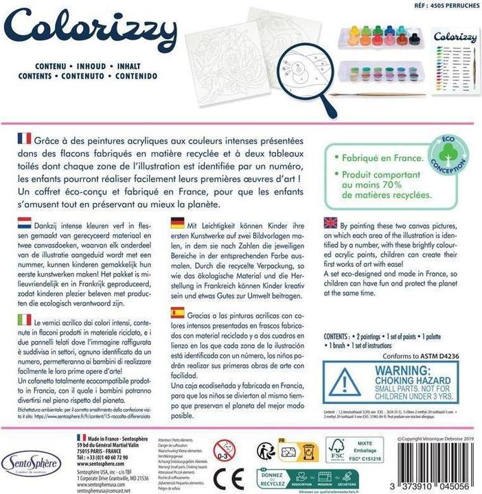 Produktbild Sentosphere Colorizzy Vögel SV
