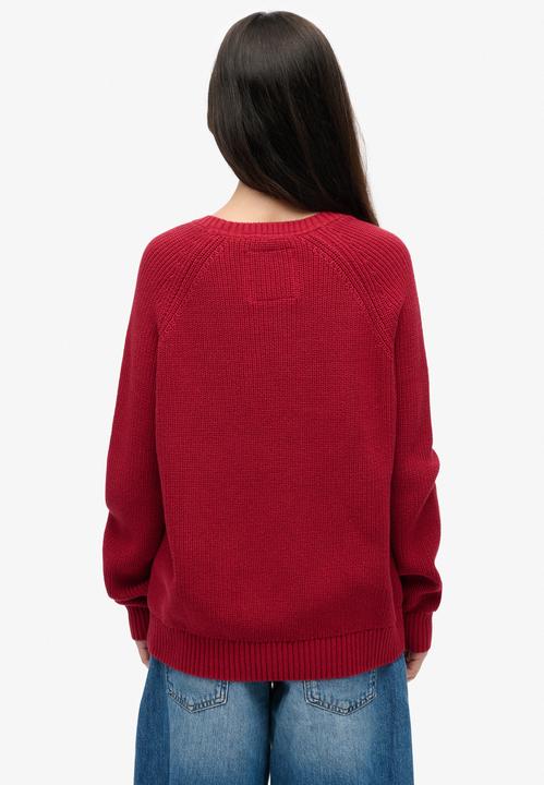Produktbild Superdry Lässiger Rippstrickpullover für Damen (XL)