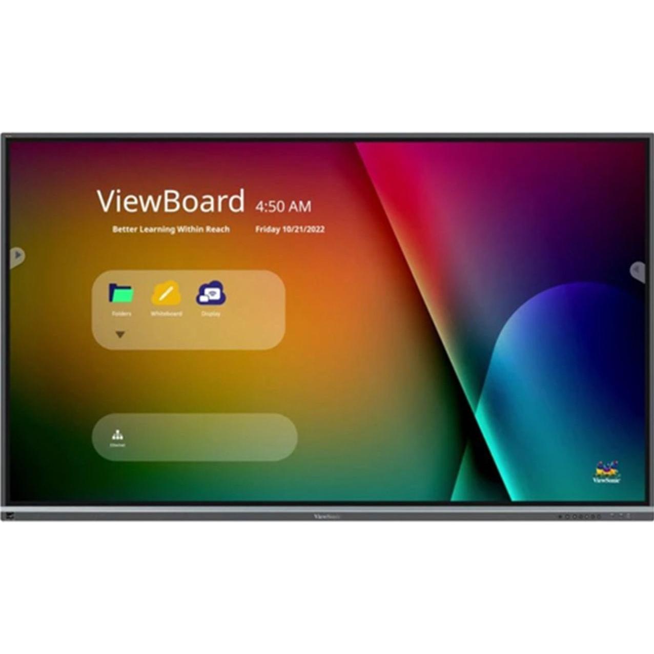 Viewsonic IFP6550-5F 65IN LFD 3840X2160 (3840 x 2160 Pixel, 65"), Digital Signage, Schwarz