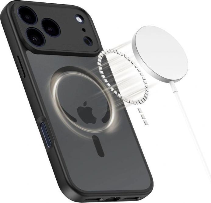 Actual product image Tech-Protect BasicMag MagSafe Case for iPhone 17 Pro - Matte Black (Apple iPhone 17 Pro)