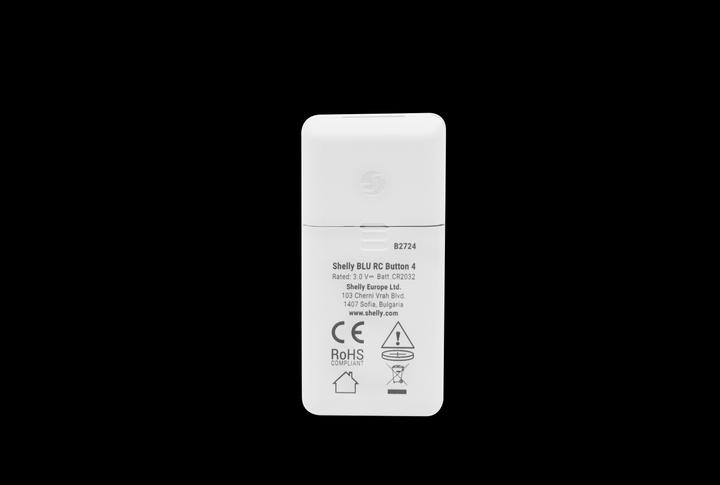 Image du produit Shelly BLU RC Button 4 (Télécommande spécifique à l'appareil, Bluetooth)