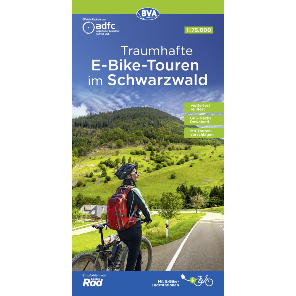 ADFC Traumhafte E-Bike-Tour.Schwarzwald, Landkarte