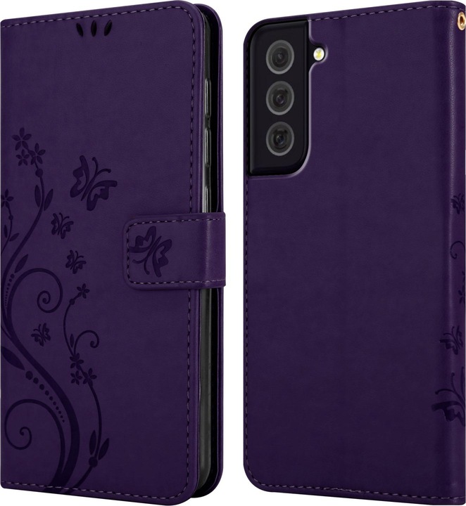 Produktbild Cadorabo Flower Book Hülle (Samsung Galaxy S22+)
