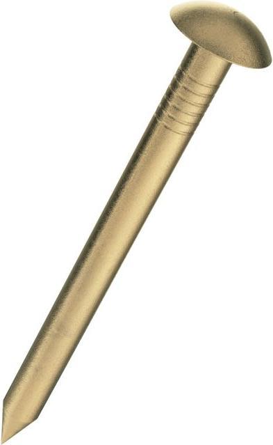 BestaPac Chiodo a testa bombata ottone 1.6x20 (20 mm)
