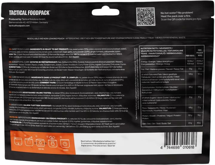 Immagine prodotto Tactical Foodpack Big (160 g)