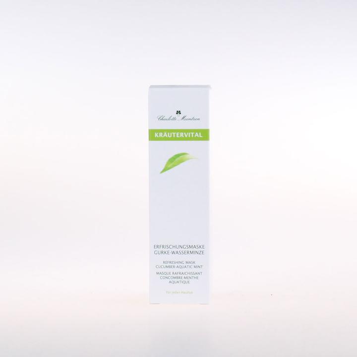 Actual product image Charlotte Meentzen Herbal Vital Refreshing Mask Cucumber-Watermint (30 ml)
