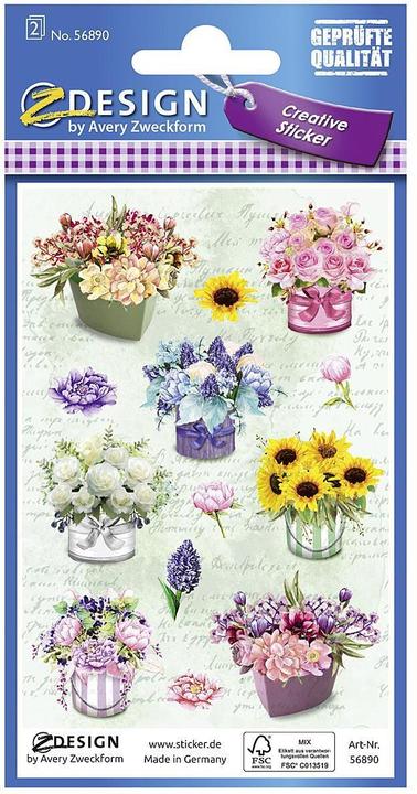 Produktbild Avery Deko Aufkleber "Blumen" 56890